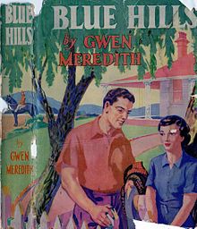 Book cover, First edition 1950 Blue Hills dustjacket.jpg