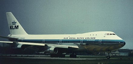 KLM Boeing 747-206B in 1971.