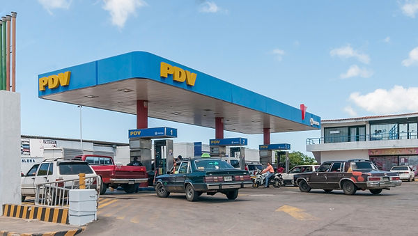 Filling station in Venezuela of PDV (a subsidiary of PDVSA)