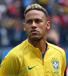 Neymar Brazília színeiben 2018-ban