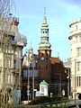 Bydgoszcz, kościół klasztorny klarysek, ob. par. p.w. Matki Boskiej Wniebowziętej, 1582 - widok z placu Teatralnego.JPG