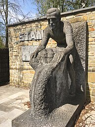 Monument in Liege, 1957