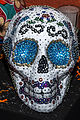 * Nomination Skull decorated with sequins for a college student note:An apology, I'm Spanish speaker and I have a very basic English, and I don't quite understand how the data is put to nominate my photos because the guide isn't in my native language.--Dega86 11:09, 5 November 2014 (UTC) * Promotion Good quality, QI for me --Hubertl 12:38, 5 November 2014 (UTC)