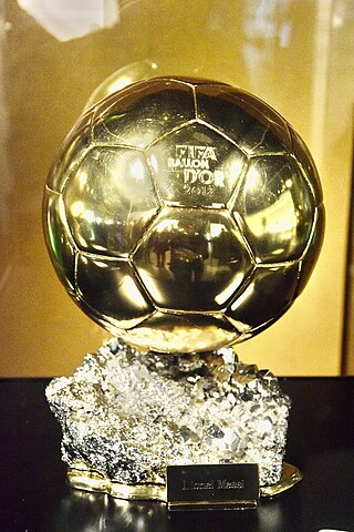 <span class="mw-page-title-main">Ballon d'Or</span> Annual association football award