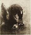 Pegasus capturé par Odilon Redon, 1889, lithographie - Collection Scharf-Gerstenberg - DSC03877.JPG