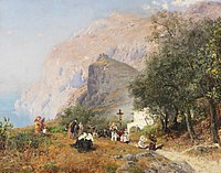 Carl Wuttke Prozession auf Capri 1893.jpg