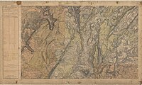 Français : Carte d'État-major de la France, Feuille Lons-le-Saunier N.E. 1/40 000 - Ref IGN: 4EM138NE. English: Old military map of France, Feuille Lons-le-Saunier N.E. 1/40 000.