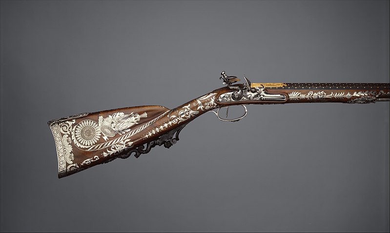 File:Cased Set of a Flintlock Rifle, a Pair of Pistols, and Accessories MET DT767.jpg