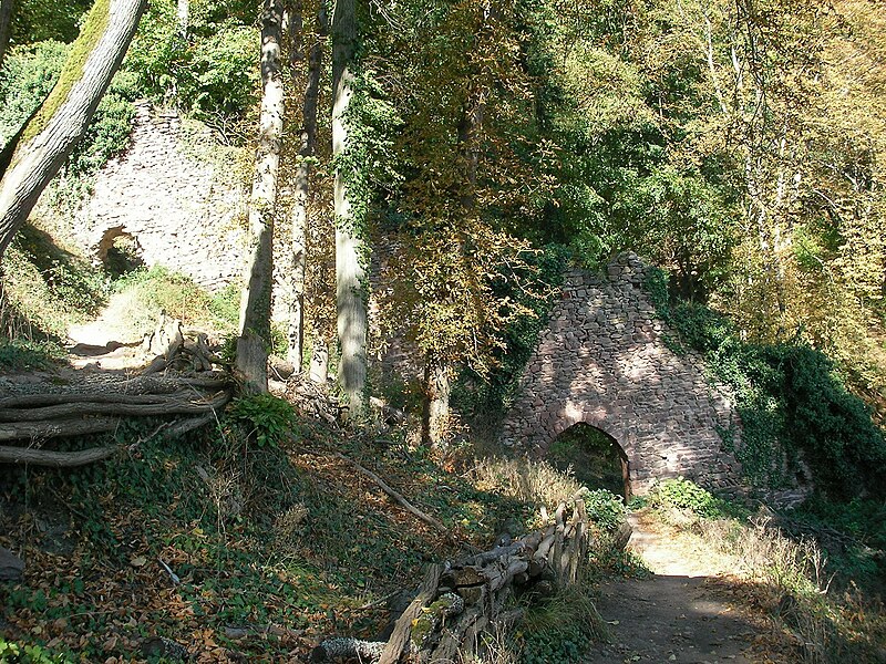 File:Château du Saint-Ulrich (528 m) - Mur d'enceinte (Ribeauvillé).jpg