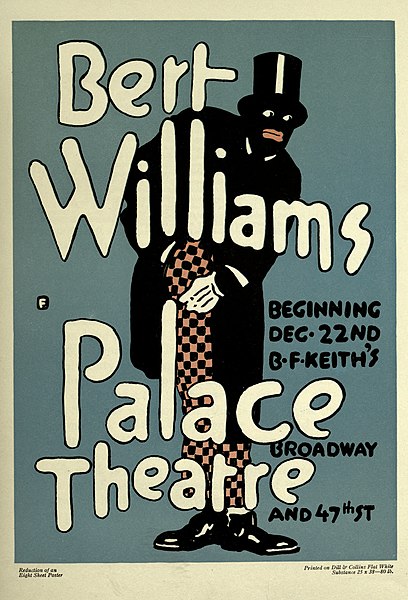 File:Charles B. Falls - Bert Williams Palace Theatre poster.jpg
