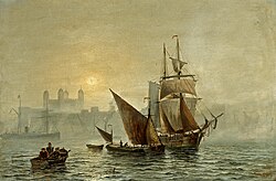 Charles de Lacy, "Mist in port, London" Charles John De Lacy - Mist in port, London.jpg