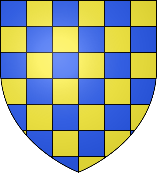 File:Chequy azure and or.svg