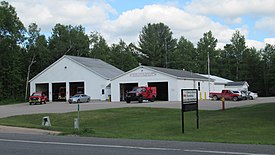 Cherry Grove Township, MI hall and fire department.jpg