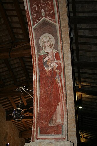 St Illuminata in a fresco in the church of San Salvatore, Canzano Chiesa di San Salvatore di Canzano - Sant'Illuminata di Todi.jpg