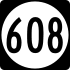 State Route 608 markeri