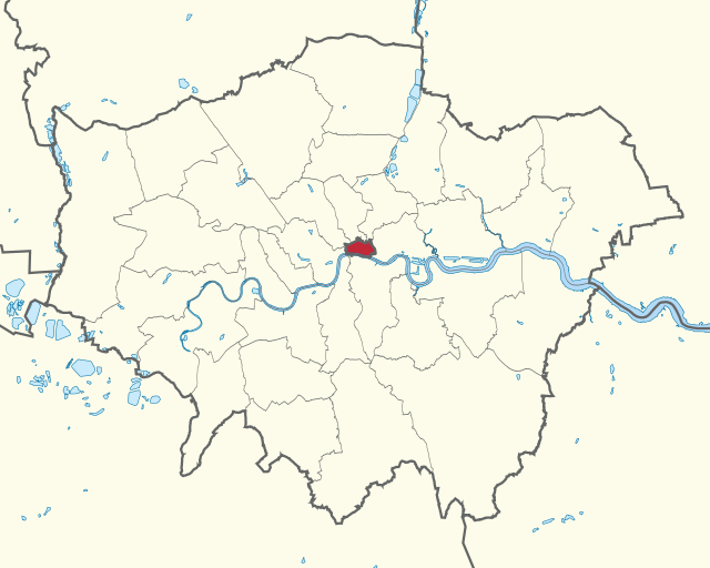 Poziția localității City of London