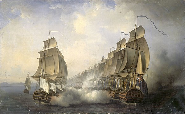 Combat naval en rade de Gondelour, 20 juin 1783.jpg
