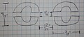 This is the final drawing of the washer system spacing and its dimensions. The space between each washer system should be 17/24".