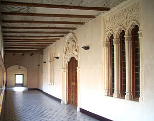 Corredor palacio RRCC (Aljaferia, Zaragoza).jpg