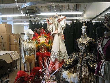 Costume storage at the Radio City Music Hall Costume storage RCMH.jpg