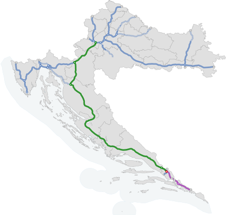 Croatia Autocesta A1.svg