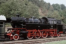 DB 66 002 at the Bochum-Dahlhausen Railway Museum (1982) DB 66 002-7 1 - in Bochum-Dahlhausen.jpg