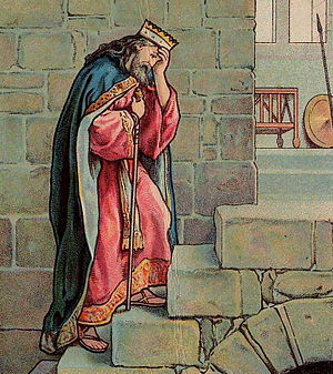 David's Grief Over Absolom (Bible Card).jpg