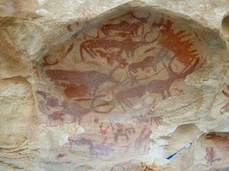 Deka Rock Art in Deka Arbaa in the Debub region of Eritrea, dated to 5,000–10,000 years ago