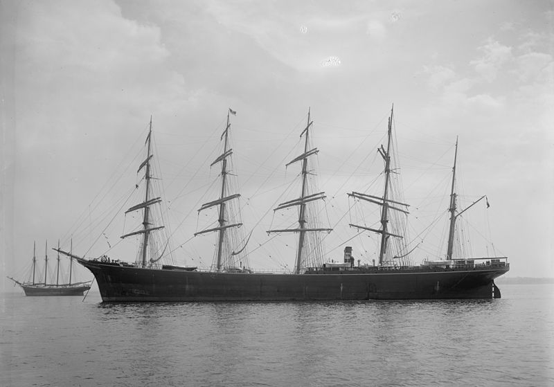 File:Detroit Publishing - Sailing ship R.C. Rickmers, broadside.jpg