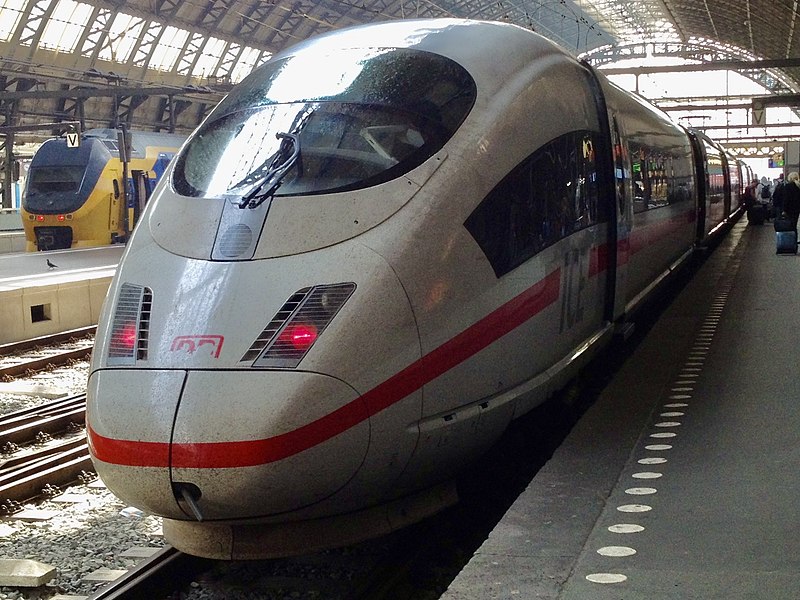 File:Deutsche Bahn ICE 3 high speed Train at Amsterdam Central Train Station (Ank Kumar) 01.jpg