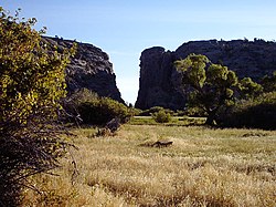 La garganta de Devil's Gate (La Puerta del Infierno), en el río Sweetwater.