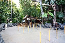 Entrance to the queue for Indiana Jones Adventure at Disneyland Dlp indiana queue.jpg