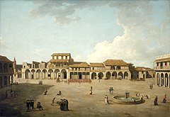Image 13The Piazza (or main square) in central Havana, Cuba, in 1762, during the Seven Years' War. (from History of the Caribbean)