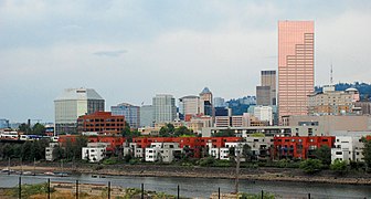 Downtown viewed from the north