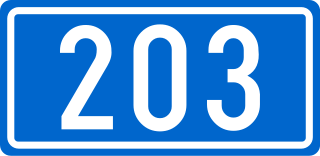 <span class="mw-page-title-main">D203 road</span> Road in Croatia