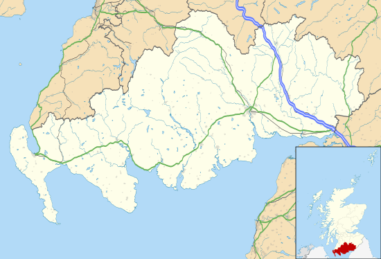 Mapa megalitů v Dumfries a Galloway