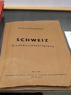 Operation <i>Tannenbaum</i> Proposed Axis invasion of Switzerland during World War II