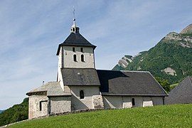 Chevet de l’église.