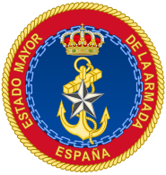 Emblem of the Military staff of the Spanish Navy.svg