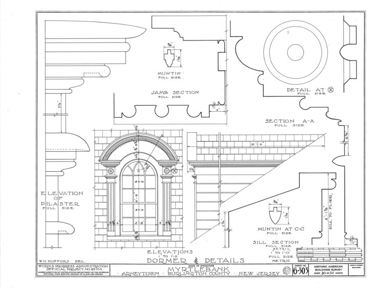 File:Emley-Wilde House, Arneytown, Monmouth County, NJ HABS NJ,3-ARNTO,2- (sheet 30 of 32).tif