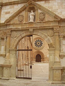 Entrada al Monasterio de Santa Maria de Huerta