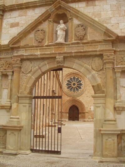 Abbey of Huerta, where Manrique was buried.