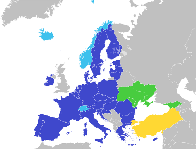 File:European Single Market with EU EFTA DCFTA EUCU.svg