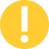 Exclamation yellow flat icon.svg