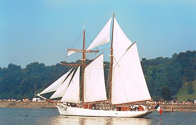 Etoile, goleta de Velacho de la Armada Francesa utilizada para instrucción naval