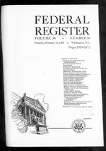 Fayl:Federal Register 1969-02-13- Vol 34 Iss 30 (IA sim federal-register-find 1969-02-13 34 30).pdf üçün miniatür