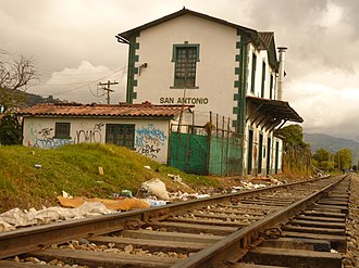 Estacion San Antonio, Bogota Ferrocarril del Nordeste, Estacion San Antonio, Bogota, Colombia 03.JPG