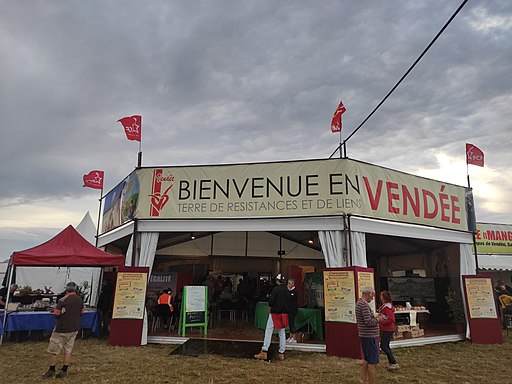 Fete de l'humanité 2022 - stand de la Vendée