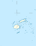 Location map Fiji liggur í Fiji