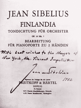 Sibelius Finlandia: Sibelius